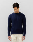 THE CABLE-KNIT CREWNECK