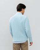 THE CABLE-KNIT CREWNECK