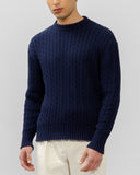 THE CABLE-KNIT CREWNECK