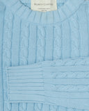 THE CABLE-KNIT CREWNECK