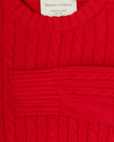 THE CABLE-KNIT CREWNECK